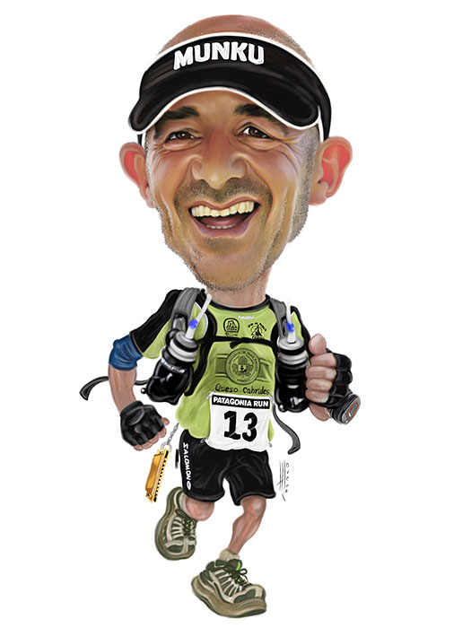 Caricaturas para atletas runners