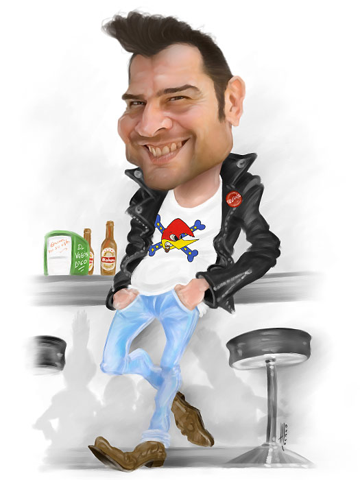 Caricatura individual Cumpleaños