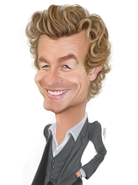 Caricatura de El Mentalista